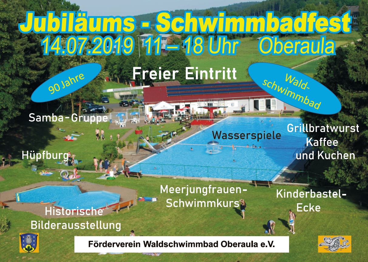 Jubiläums - Schwimmbadfest @ Waldschwimmbad Oberaula