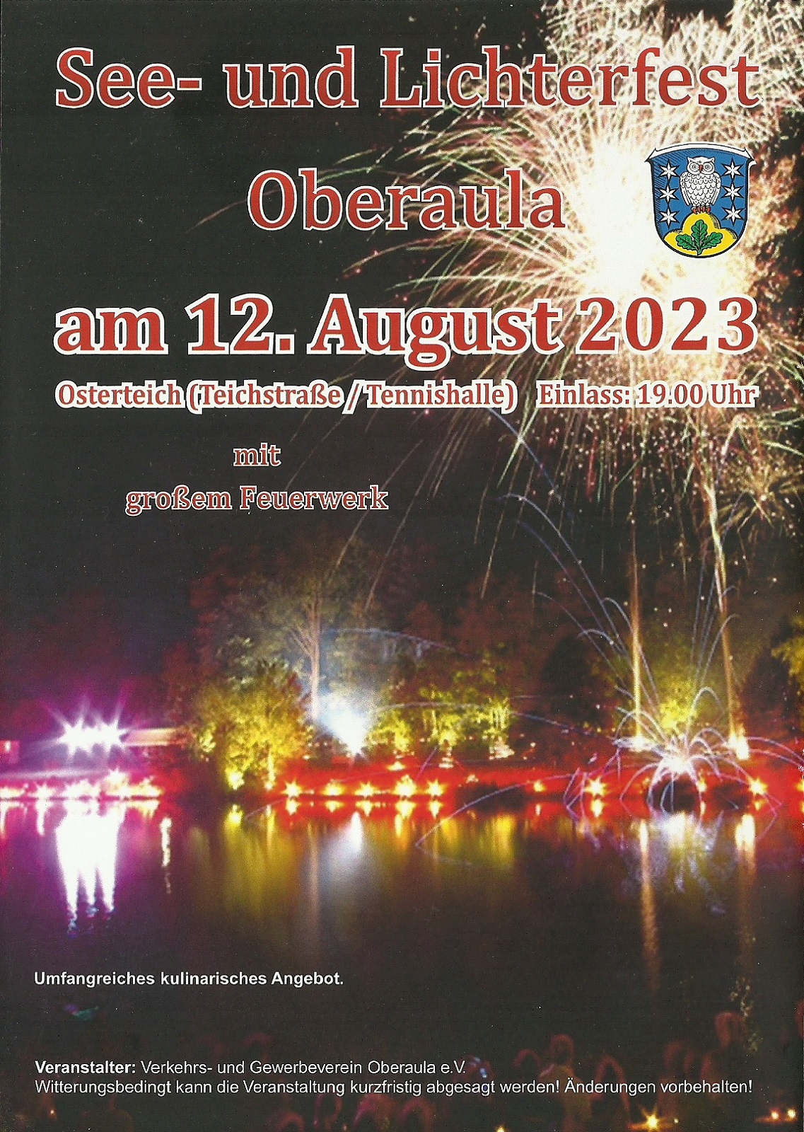 See- und Lichterfest @ Osterteich Oberaula